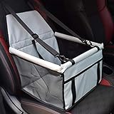 Protección segura: La funda del asiento que protege contra arañazos, suciedad, caspa y manchas, y preserva el estado de la parte inferior de su coche. Las correas ajustables caben la mayoría de los coches, y hay un anillo para enganchar el arnés de los perros para que no salte
