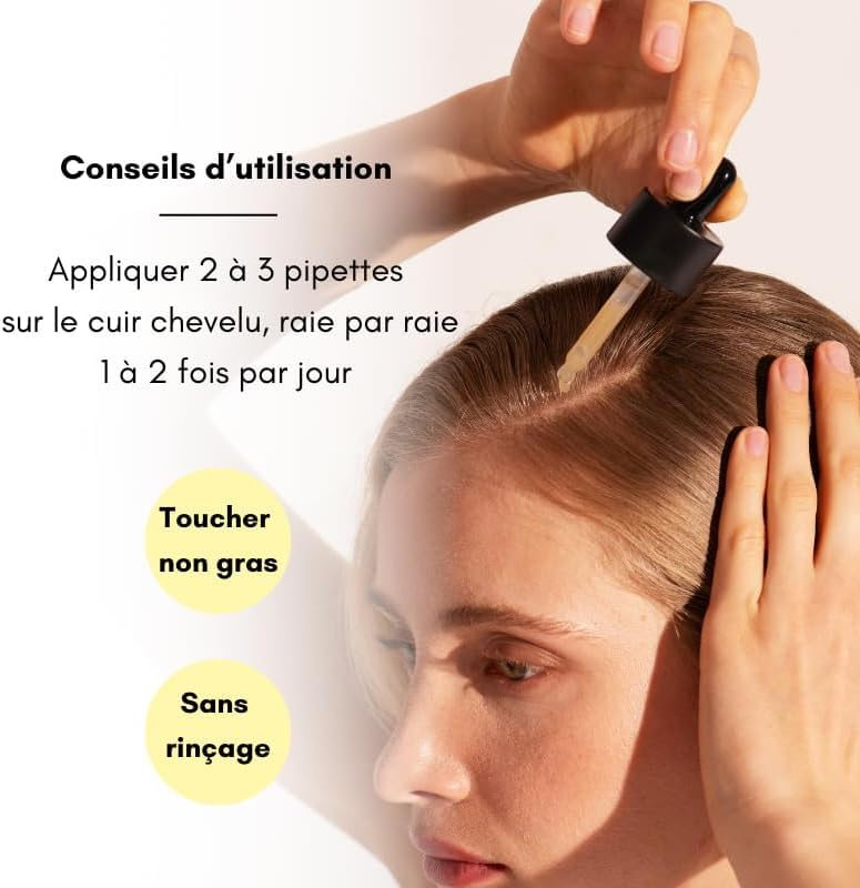 Routine Anti-Chute JUSTE PARIS Shampoing et Sérum Bio 250ml - 4