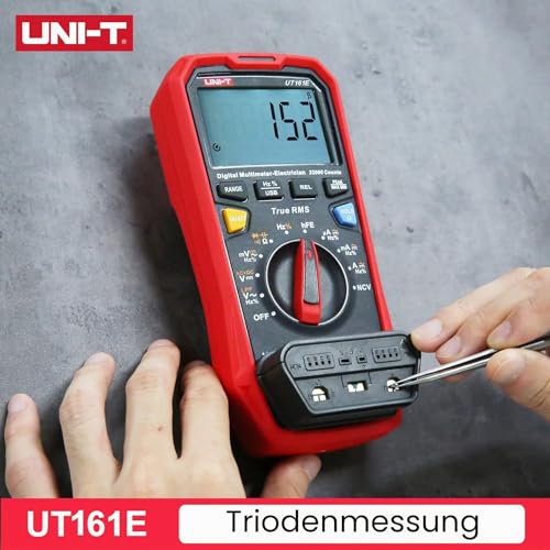 UNI-T UT161E 1000V 20A Digital Multimeter 22000 Zählungen Anzeige NCV hFE Auto Bereich Echter...