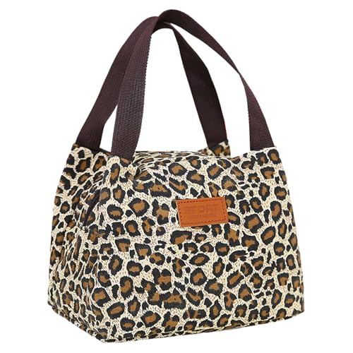 JSTHHTT Bolsa Porta Alimentos, Bolsa Térmica Porta Alimentos, Fiambrera Comida Trabajo, Lunch Bag Portátil Ligera de Mano, para Almuerzo, Oficina, Viaje, Pícnic o Colegio