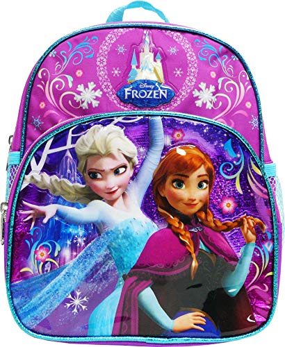 Disney Frozen Toddler Backpack - Small 10 inch Backpack - Pine Trees