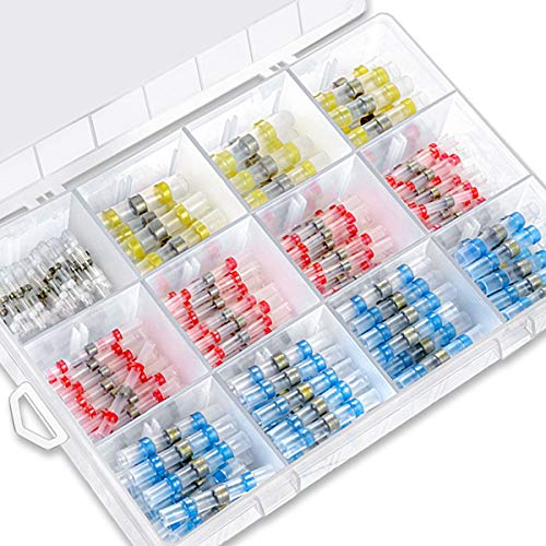 Conectores de cable de soldadura termorretráctil, conectores de soldadura, terminales eléctricos, impermeables, terminales de automoción, marina