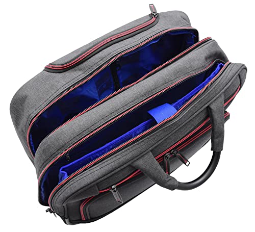 Rolling Pilot Case Zakelijke Aktetas Cabine Size Laptop Tas Demin Houtskool Airborne - Image 4