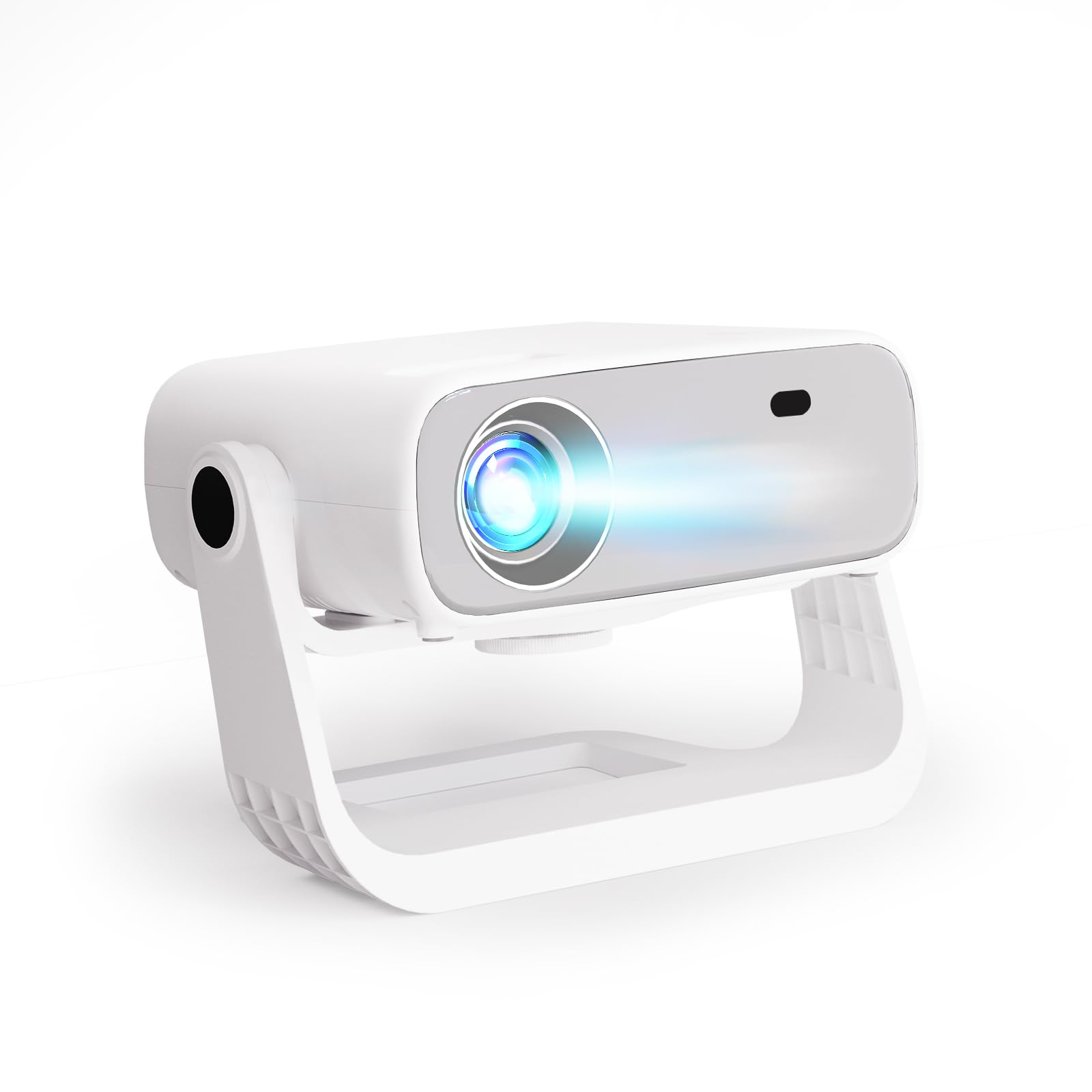 Wielio 2025 Neuer Smart Beamer,Integrierte Apps,Android 11,Native 1080P mit 4K Unterstützung,Trapezkorrektur,WiFi 6&Bluetooth 5.2,20000 Lumens,Heimkino Beamer Kompatibel mit iOS/Android/PS5