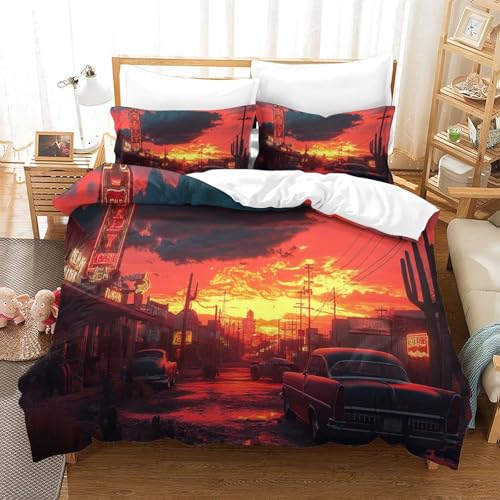 Housse de couette 3D imprimée en microfibre respirante de qualité supérieure - 3
