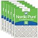 Nordic Pure 12x24x1M13-6 12x24x1 MERV 13 Pleated AC Furnace Air Filter, Box of 6, 1-Inch