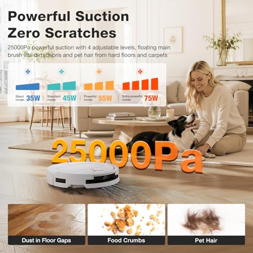 Image of Yeedi by ECOVACS M12 MAX Plus Robot Vacuum and Mop, Adaptive Edge Cleaning