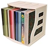 Binder Way - Paper Rack, Scrapbook 12x12 Holder, Ring Binder Stand, LP Box, Desktop Organizer, Filin