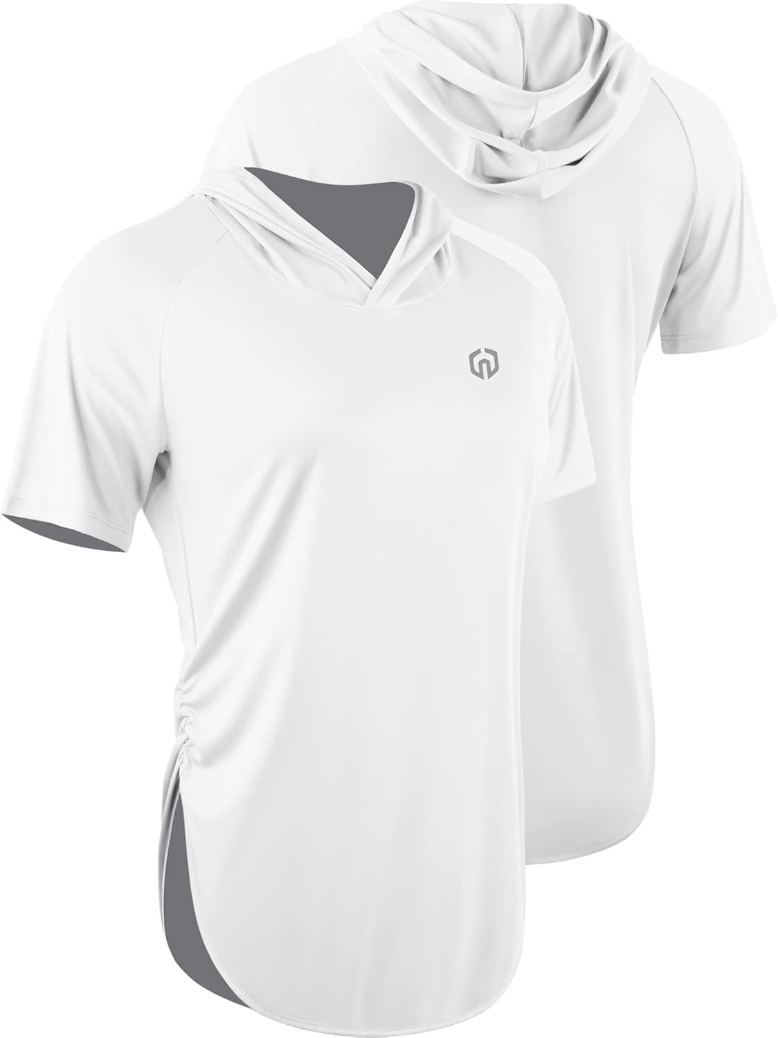 NELEUS Women's Running Hooded Athletic Shirt 3 Pack - Image 4