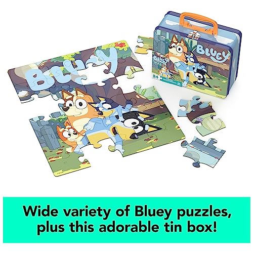 Bluey 11 Puzzle Bundle Set, 8- And 24-Piece Wood, Fuzzy, & Die-Cut Jigsaw Puzzles For Preschoolers And Kids #TOP2