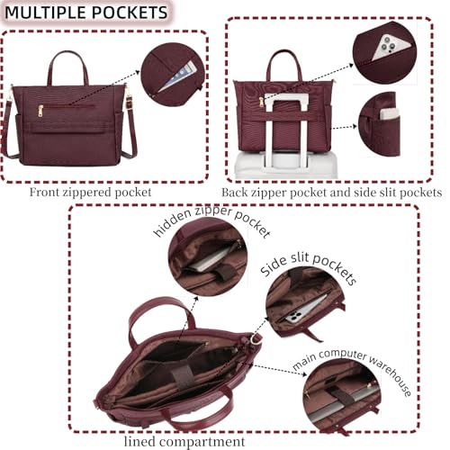 Crossbody Handbag Shoulder Bag For Women Briefcase Computer Tote4