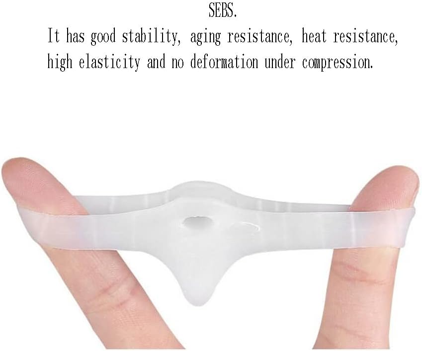 DEAVER Bunion Gel Toe Separator,Toe Separators with 2 Loops,Bunion Corrector for Women & Men Relief Bunionette, Calluses, Straighten Overlapping Hammer Toe