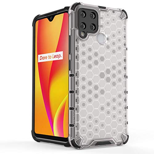 Image of Glasgow Back Case Cover Designed for Realme C15 - Transparent