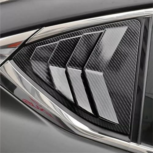 Cache-perceuse de custode arrière noir brillant pour Lexus ES350 19-23 - 2