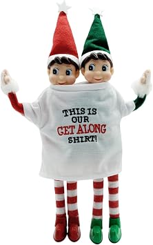 LovelfStory Elf Doll Accessories Clothes, Get Along Shirt Couture Holiday for Boy or Girl Elf, Doll is not Included