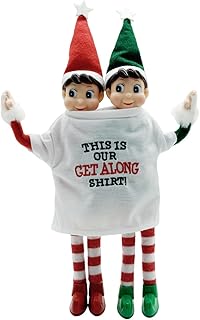 Elf Doll Accessories Clothes, Get Along Shirt Couture Holiday for Boy or Girl Elf, Doll is not Included