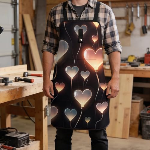 Delantal de trabajo ajustable unisex con múltiples bolsillos miniatura 5