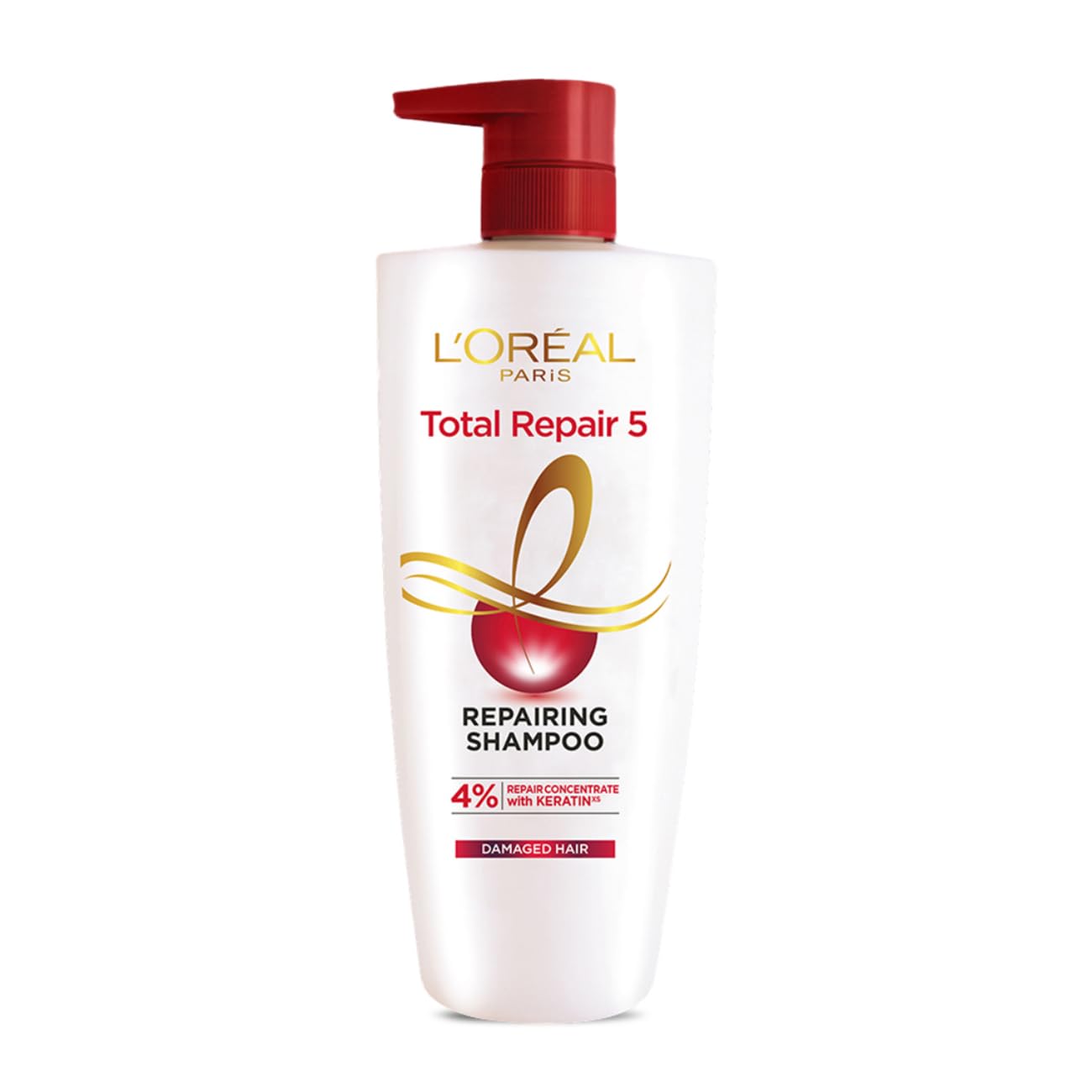 L’Oreal Paris Shampoo, For Damaged and Weak Hair, With Pro-Keratin + Ceramide, Total Repair 5, 1ltr