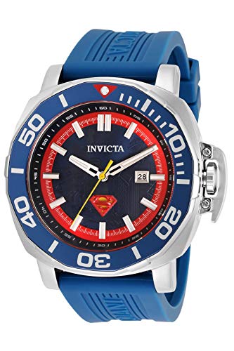Invicta Men's DC Comics Superman 48mm Silicone Band Blue Watch 35078 Invicta Men's DC Comics Superman 48mm Silicone Band Blue Watch 35078