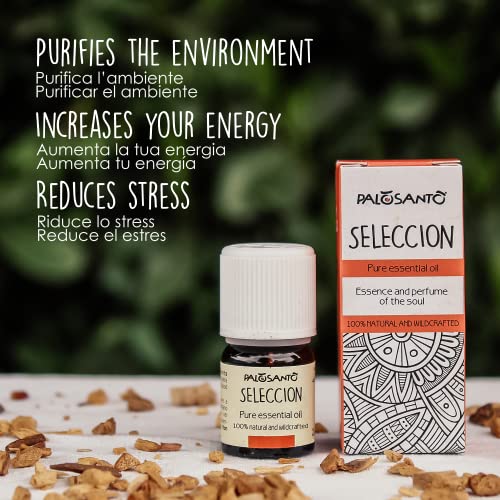 Aceite esencial de Palo Santo 2,5 ml puro y orgánico miniatura 3
