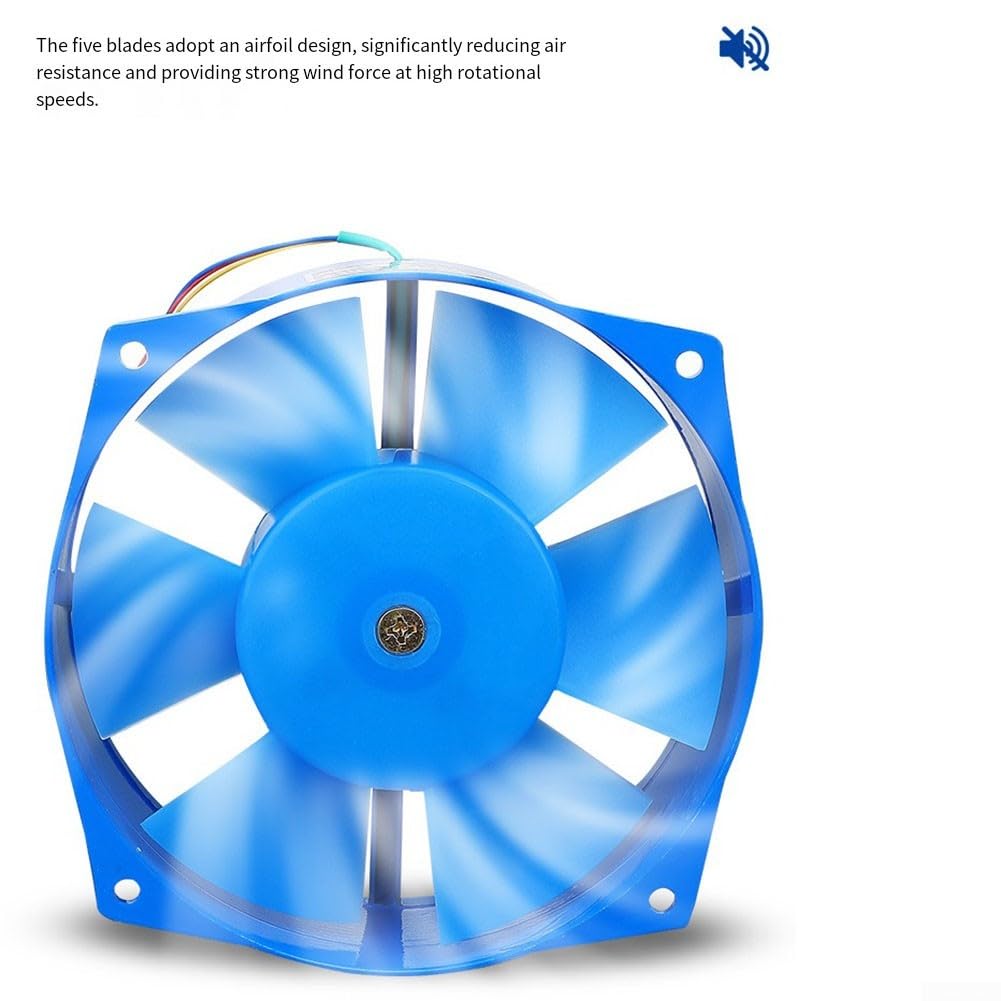 150FZY2-D - Ventilador axial (220 V, 30 W, 2800 rpm, 150 mm, carcasa de aluminio, motor de cobre, para refrigeración industrial HVAC)