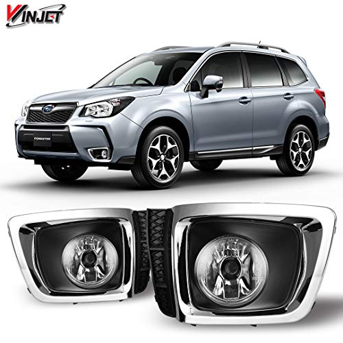 Winjet OEM Series for [2014 2015 2016 Subaru Forester XT] Driving Fog Lights + Switch + Wiring Kit