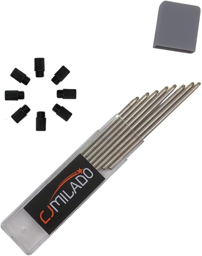 Ballpoint Metal D1 Refill for Multifunction Pen, Medium Point Blue Ink Refill for Pocket Pen ()
