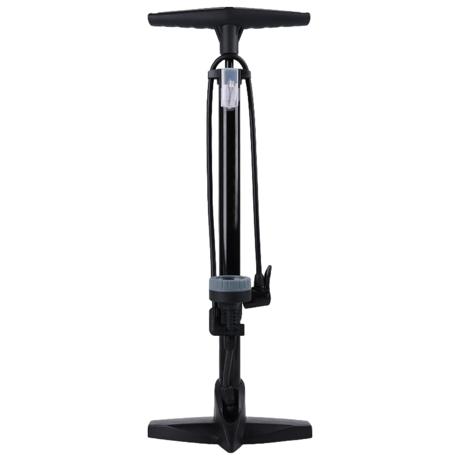 Pompa ad aria per pneumatici per biciclette, portatile, con manometro | accurato, pompa per pneumatici per mountain bike, leggera, a prova di perdite, per moto, auto di famiglia