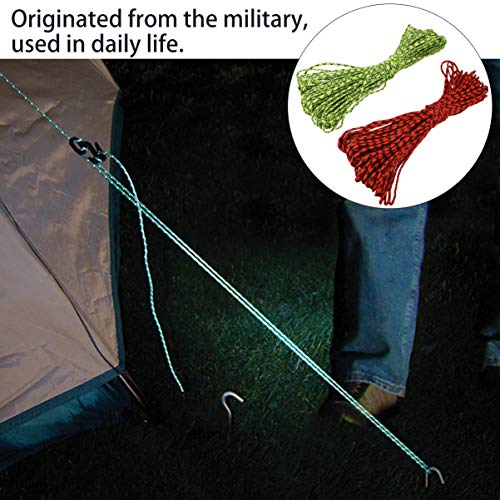 CLISPEED 2 Unidades 7 Núcleo Paracorda Cordas De Lona Cordão De Pára-quedas Corda De Escalada Cabo D