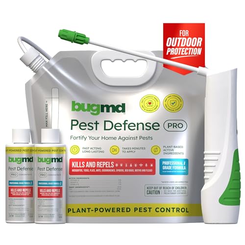 BugMD Pest Defense Pro Peppermint Oil Bug Spray and Mosquito Repellent