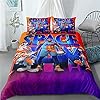 CCBZLY Basketball Theme Bed Linen Set, 3D Print Bugs Bunny Pattern Duvet Cover Set, 100% Microfibre, Easy-care, Soft and…