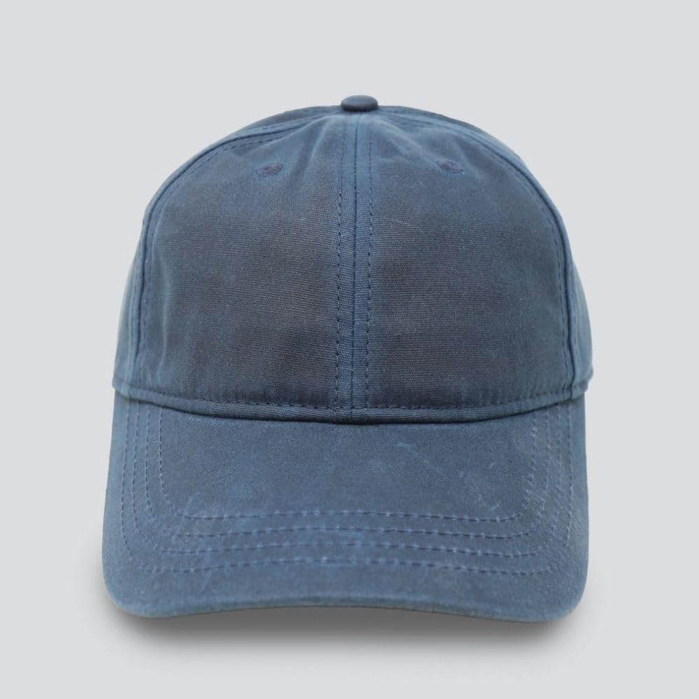 Genuine Waxed Canvas Hat – Adjustable Unstructured Cap for Men & Women, Durable, Weather-Resistant