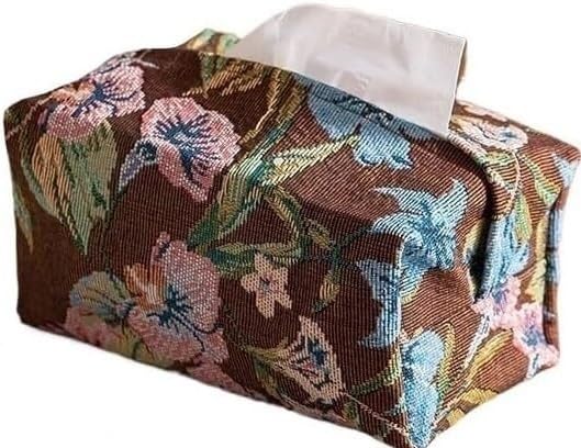 Porte-mouchoirs de table style chinois tissu distributeur comptoir