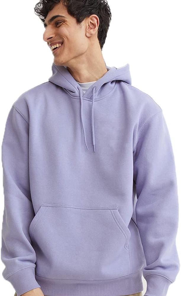Koverify Plain Relaxed Fit Hoodie for Men | Oversized Hoodies for Men | Unisex Hoodie