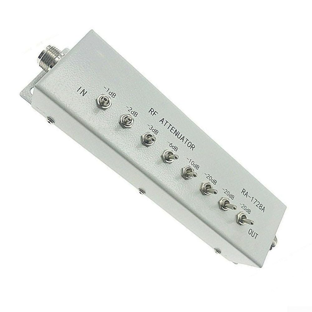 0-82 dB für SMA-Funkfrequenzdämpfer, variabel/Schrittdämpfer 50 Ohm für Ham Radios