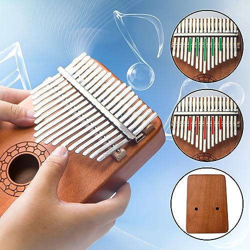 Image of Kalimba Thumb Piano Stylophone Instrument High Quality Lightweight and Durable Mahogany Music Gifts for Kids Adults