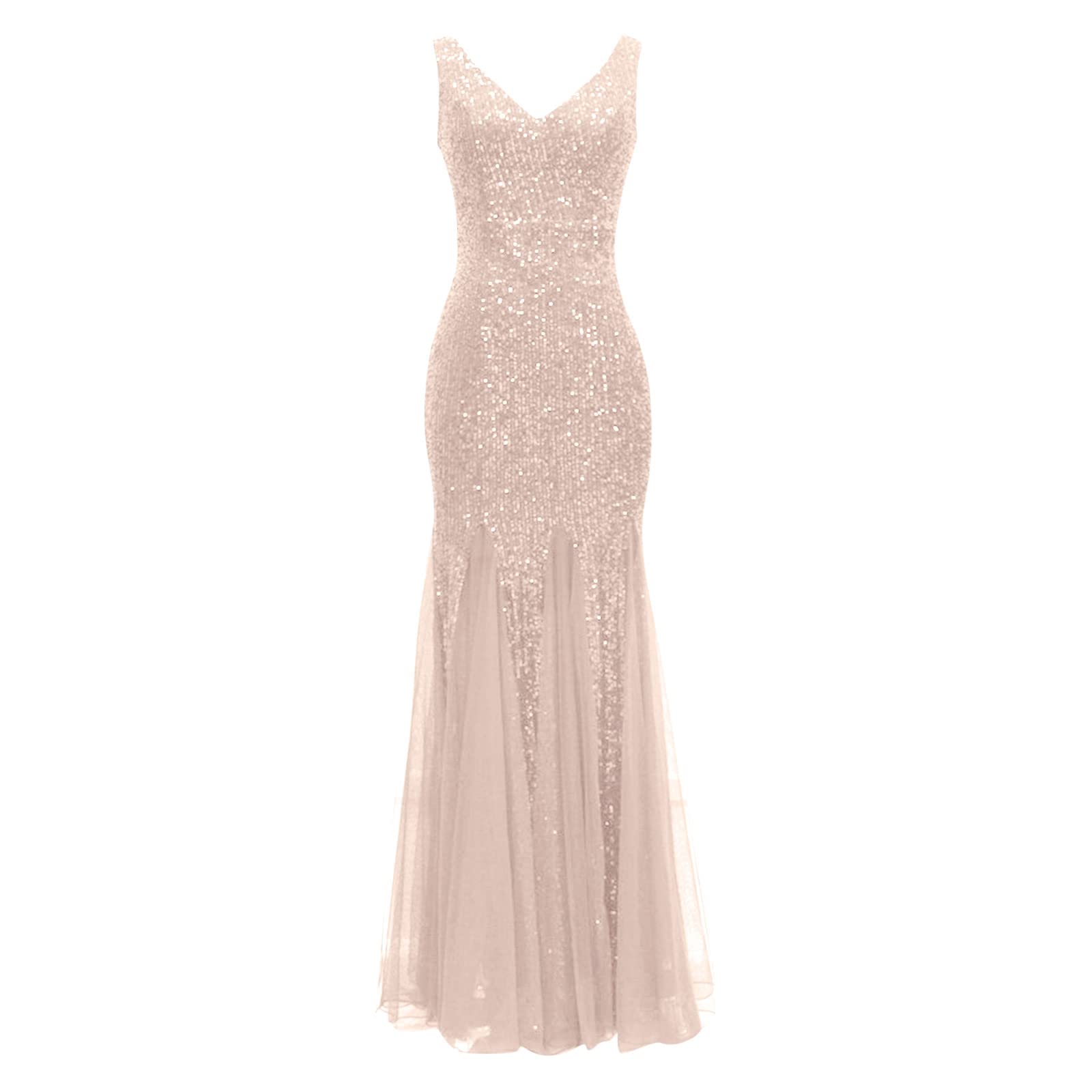 Dresses Donna Eleganti Vintage Damigella d'Onore Cerimonia Abito da Donna Banchetto Eleganti Lunghi Ruffled Vestito da Sera Curvy Spalline da Sera Abiti Donna Cocktail