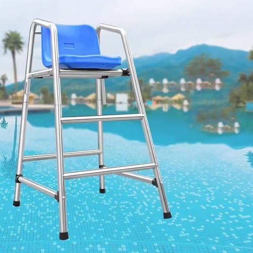 Pool Ladders Lifesaving Chair，Pool Lifeguard Chairs for Indoor/Outdoor, Referee Observation Seat for Competitions, Beach Life-Saving Equipment for Waterpark Children's Playground (Size : Tal