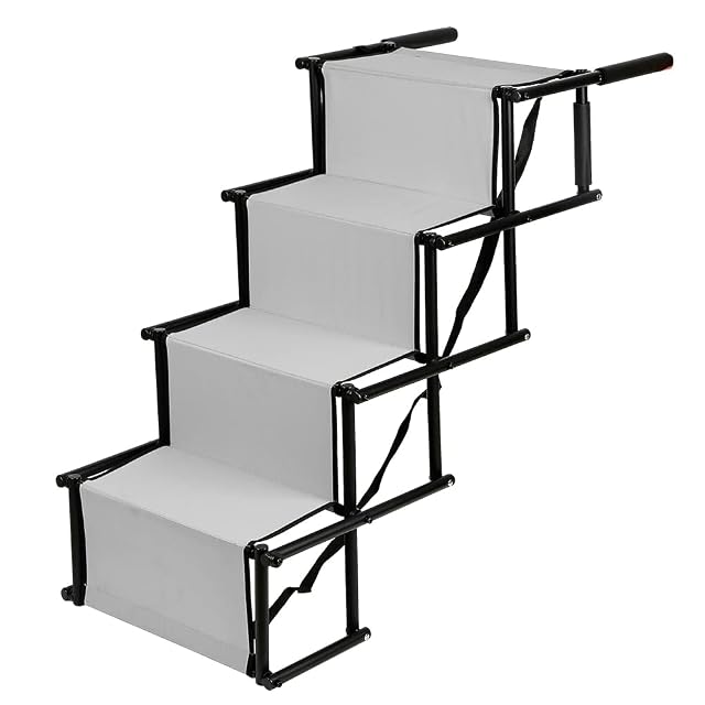 Foto 2 de 8 de Escaleras para rampa para Perros, escaleras para Perros Plegables, Mejora de 5 escalones