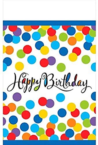Nappe Confetti Bash pour anniversaire enfant et table de fête colorée