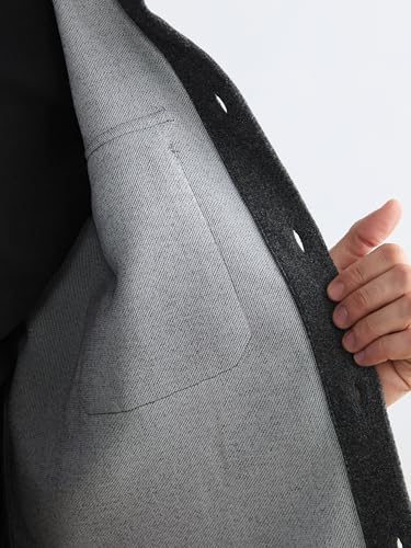 LC WAIKIKI W5O574Z8-CVL-1 Men's Regular Fit Overshirt M Black