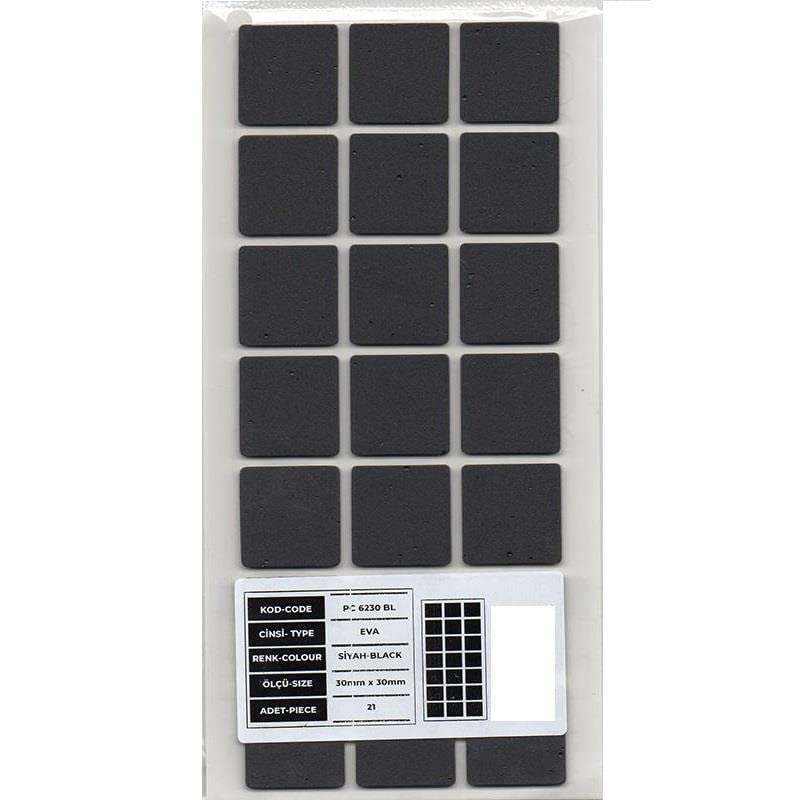 Gürçay Hırdavat Mobilya Altı Zemin Koruyucu Eva 30 * 30mm