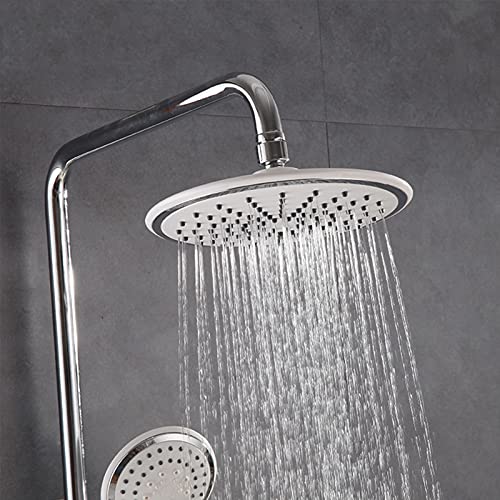Ensemble de robinets de douche chromés triple fonction pour équiper baignoire et cabine