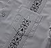 Mens Guayabera Shirts Short Sleeve Casual Snap Shirts(Gray XL)