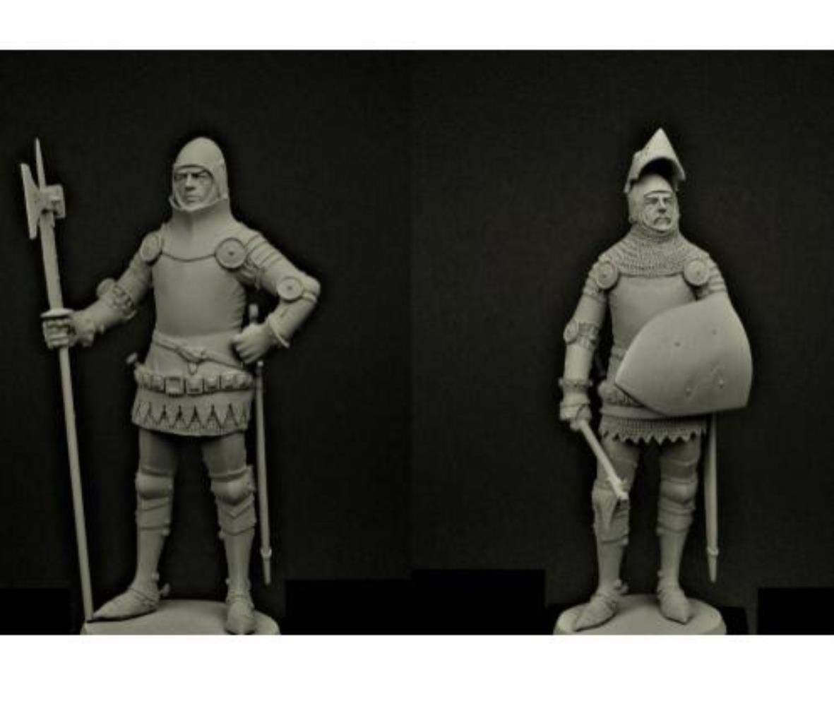 Jouet résine modèle miniature 75mm pour diorama historique et décoration