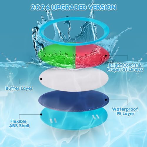 Ayeboovi Velcro Toss and Catch Ball Set with Sticky Nylon Catch Balls for Outdoor Games Gift for Kids 7