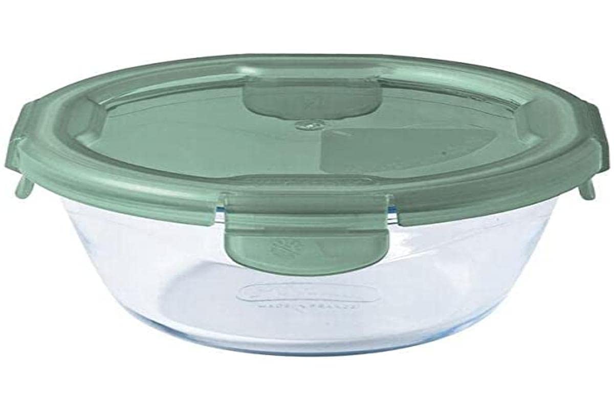 PYREX 4937911 FTE Red 15CM-0,7L Olive Green C&G PX, Stainless Steel, Not Applied