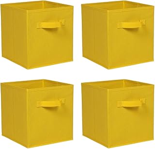 yellow top storage bin