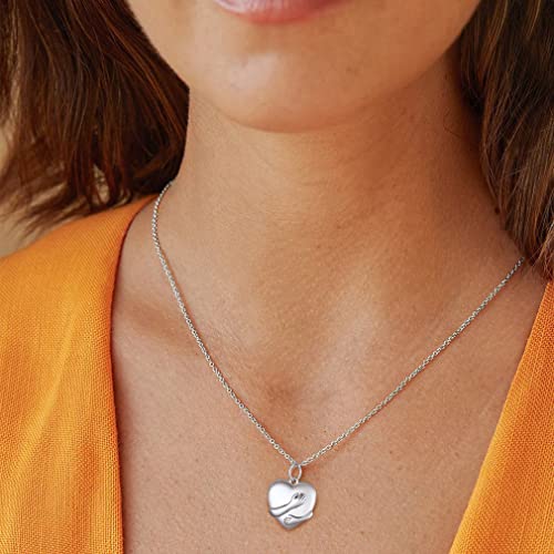 Custom4U Heart Locket Necklace with Picture Custom 925 Sterling Silver/18K Gold/Rose Gold Photo Locket Pendant Charm Personalized Customized Memorial Jewelry for Women Mother (Gift Box)2