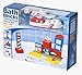 BathBlocks Floating Coast Guard Set, Red & Whte